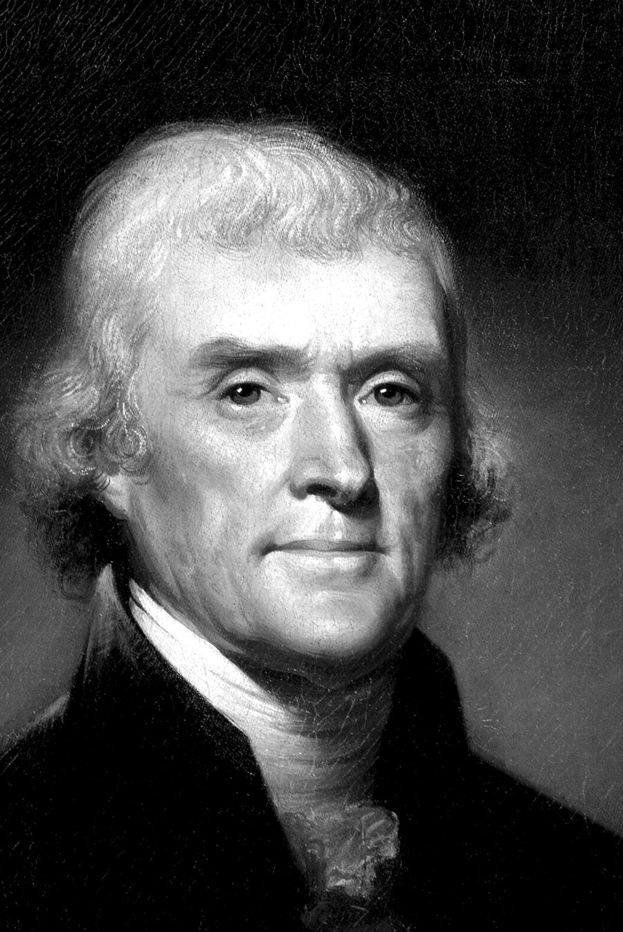 Portrait of Thomas Jefferson by Rembrandt Peale, 1800.