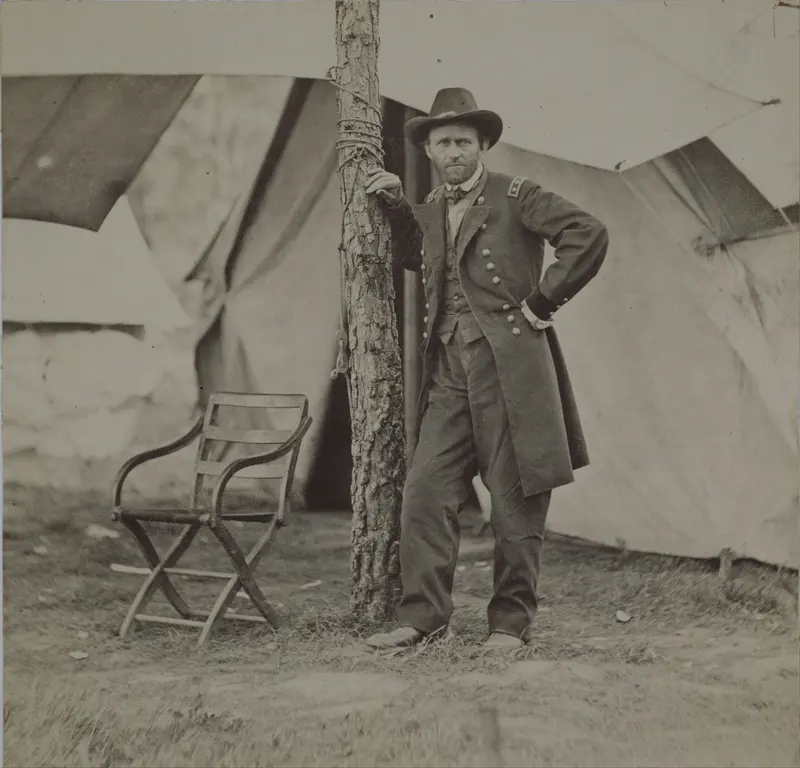 Ulysses S. Grant. Mathew Brady's portrait of the general who won the Civil War and, as president, said "Let us have peace."