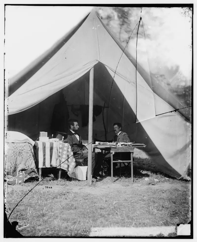 Lincoln at Antietam. Lincoln meets General McClellan in his tent on the battlefield, two weeks after the bloodiest day in American history.