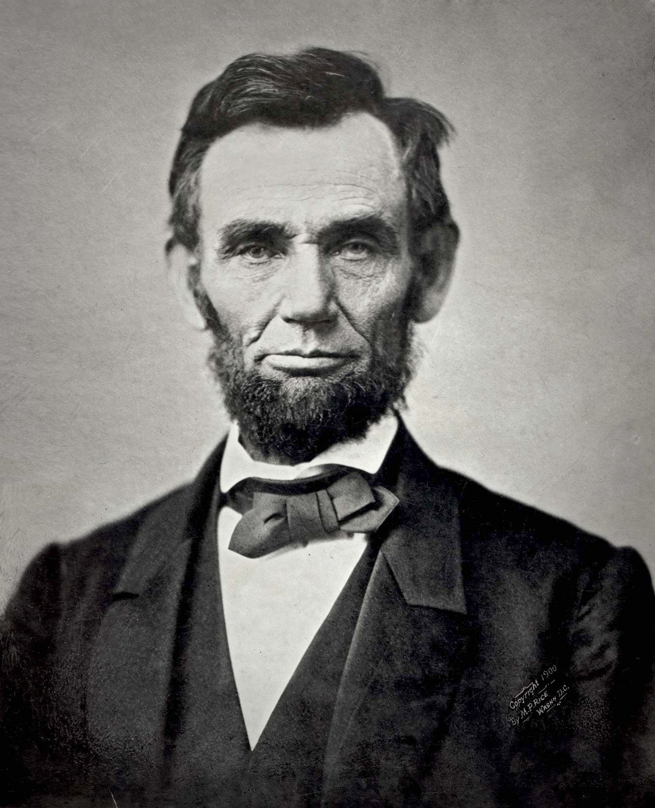 Portrait of Abraham Lincoln by Alexander Gardner, 1863.