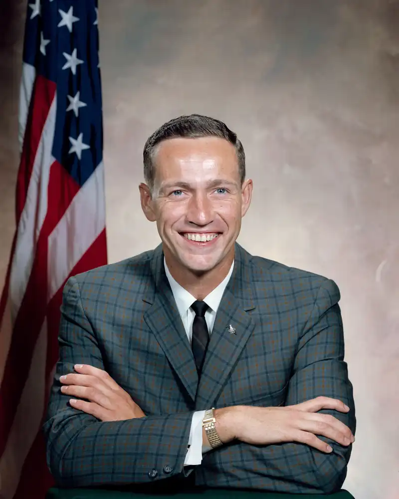 Donn Eisele, astronaut. Donn Eisele flew as command module pilot on Apollo 7, the first crewed Apollo flight, in October 1968.