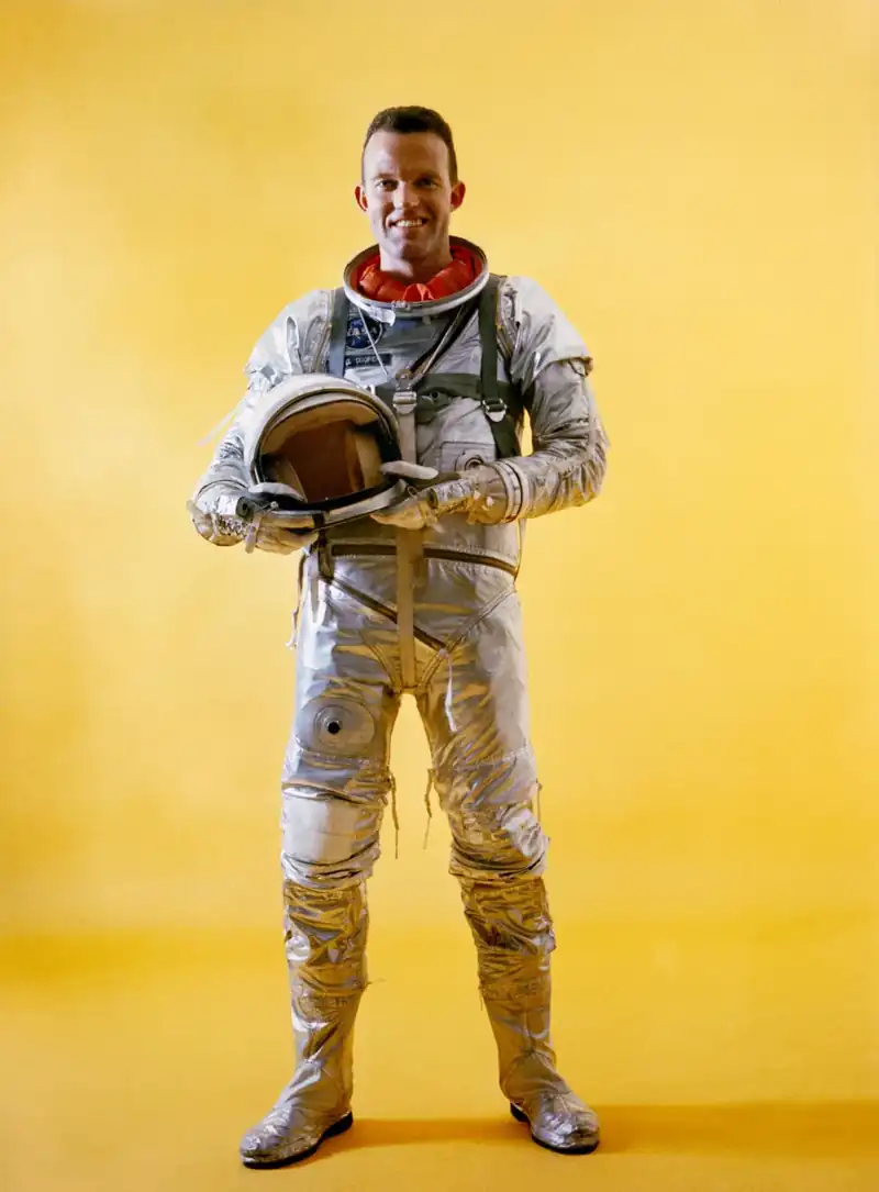 Gordon Cooper, astronaut. Gordon Cooper flew the last Mercury mission, Faith 7, in May 1963, and commanded Gemini 5 in 1965.