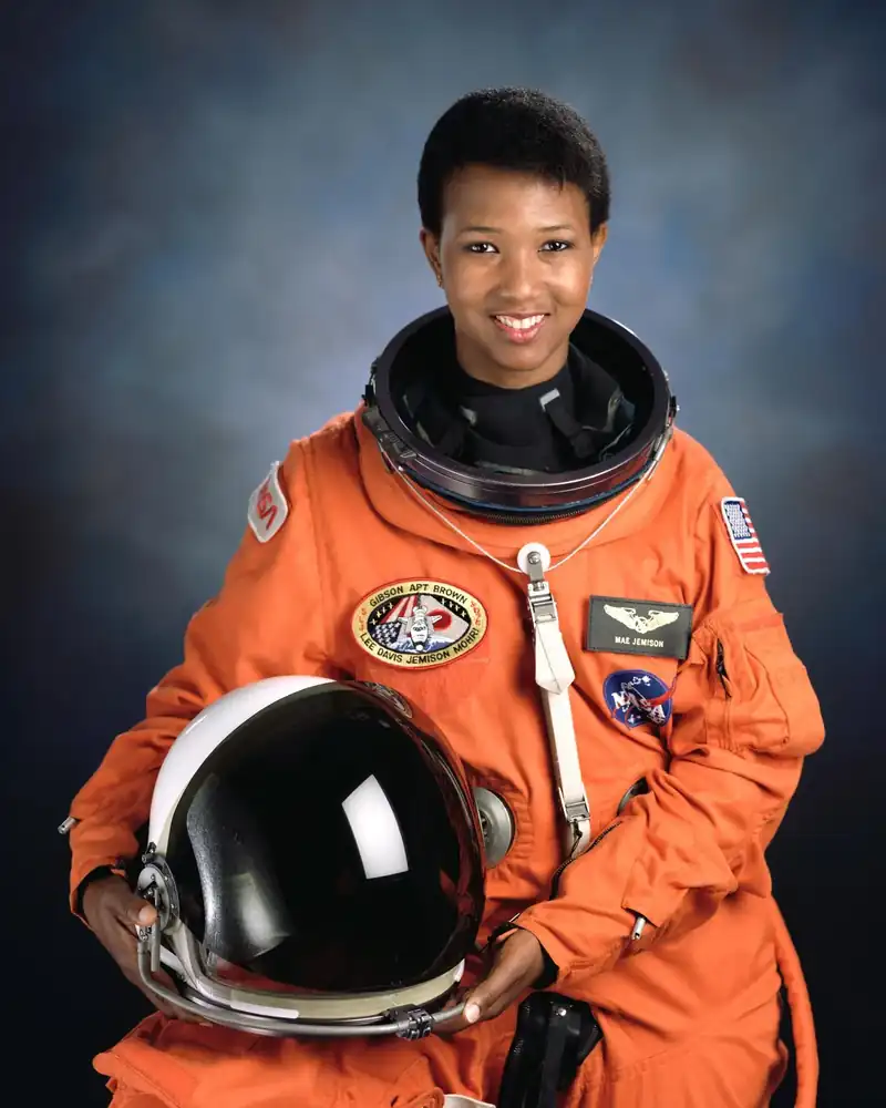 Mae Jemison, astronaut. Mae Jemison flew as a mission specialist on STS-47 in September 1992.