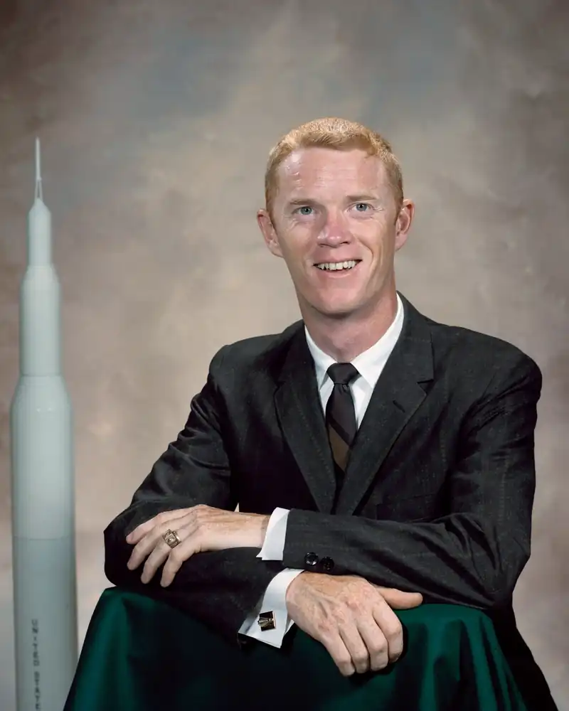 Rusty Schweickart, astronaut. Russell Schweickart flew as lunar module pilot on Apollo 9 in March 1969.