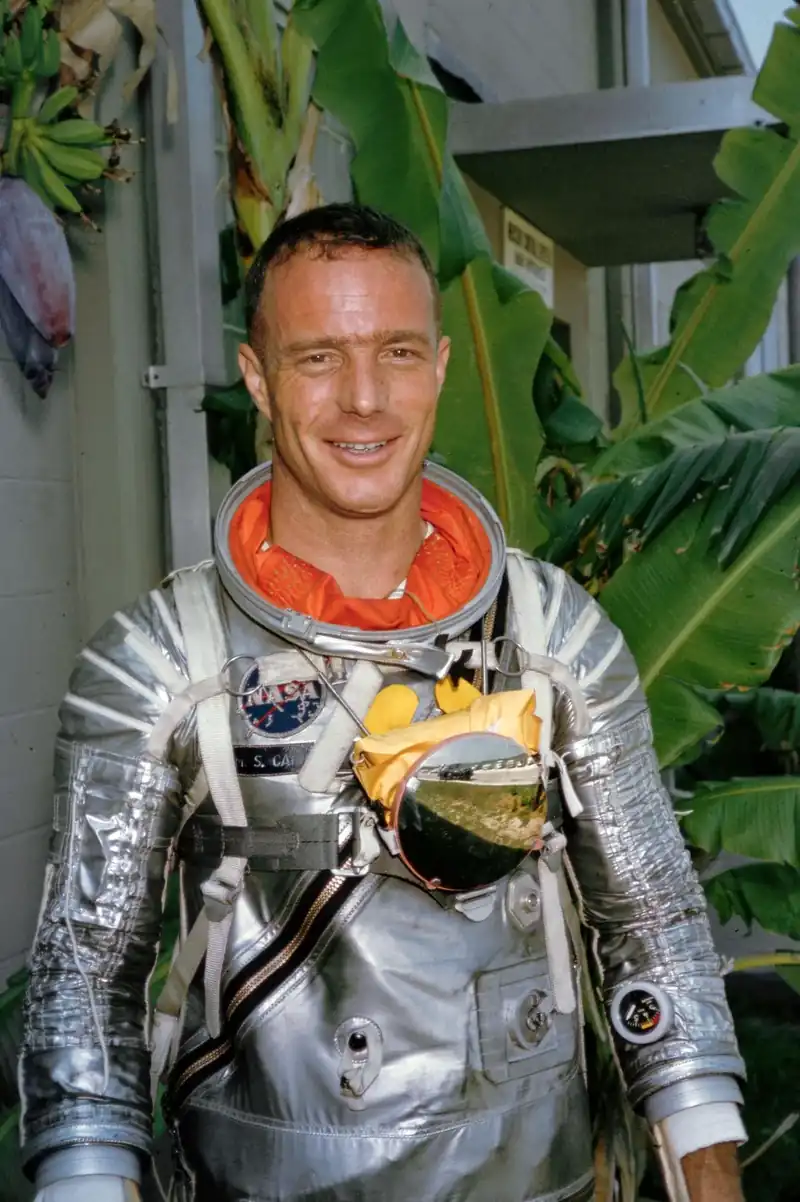 Scott Carpenter, astronaut. Scott Carpenter flew Aurora 7 on May 24, 1962, the second American orbital flight.