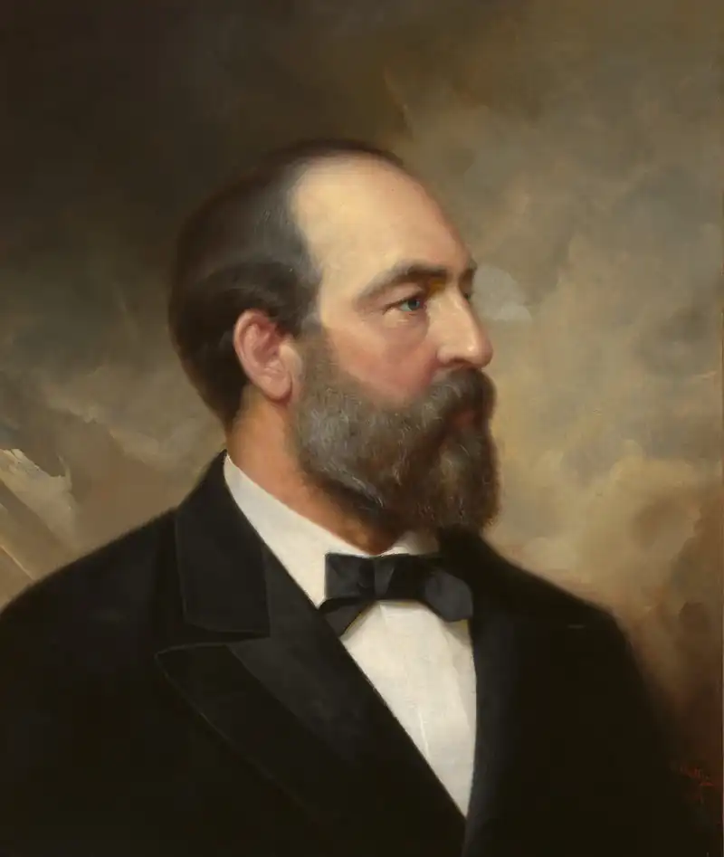James A. Garfield, president. Inaugurated on March 4, 1881. He died in office on September 19, 1881.