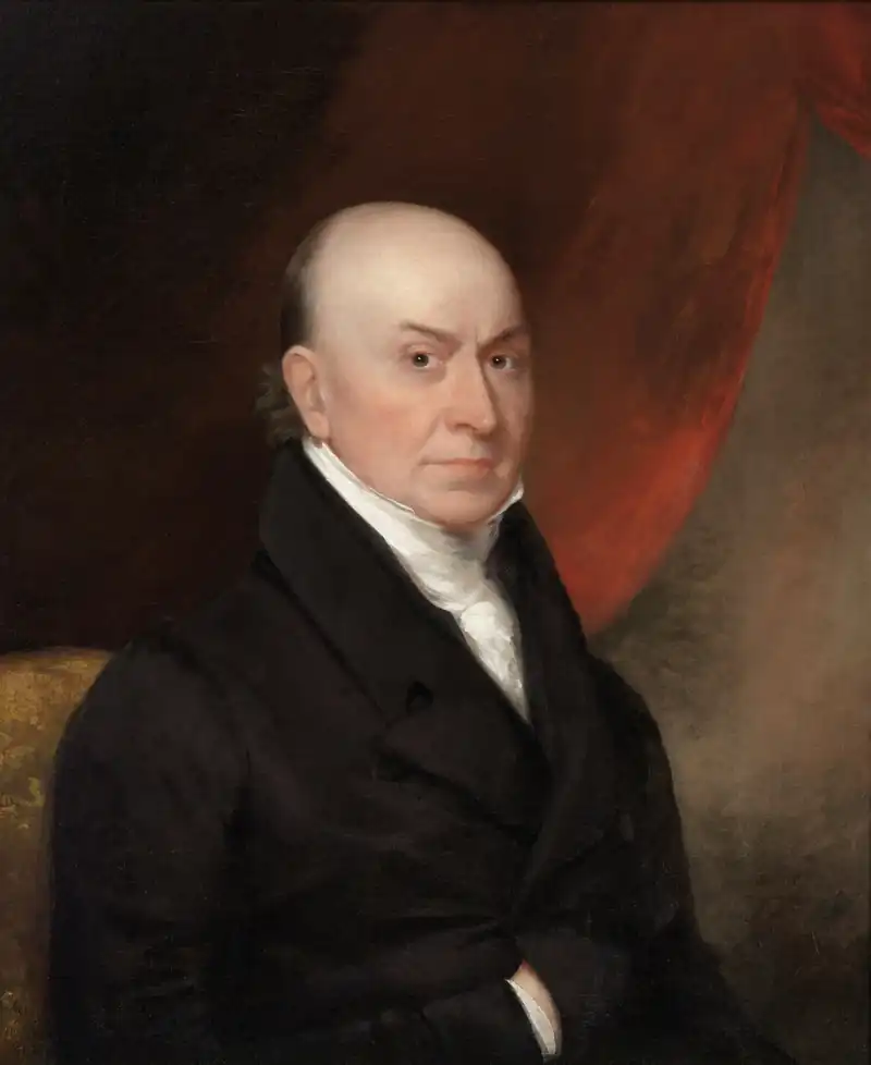 John Quincy Adams, president. Inaugurated on March 4, 1825. He served one term and left office on March 4, 1829.