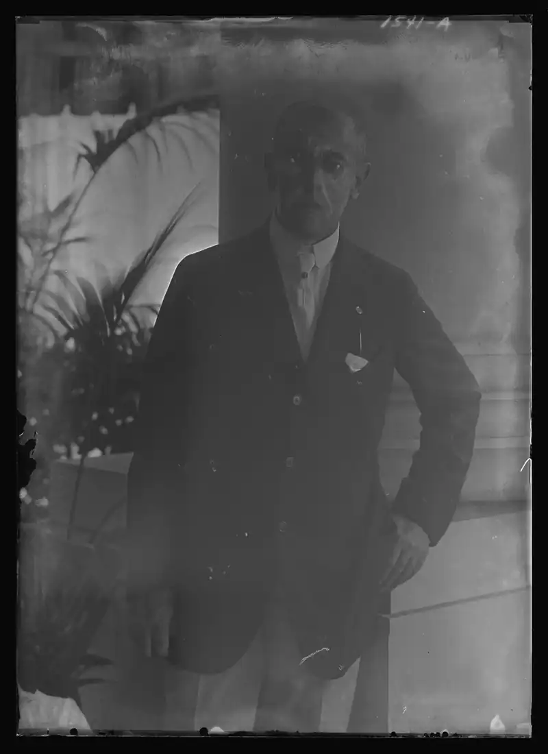 Woodrow Wilson, president. Inaugurated on March 4, 1913. He served two terms and left office on March 4, 1921.