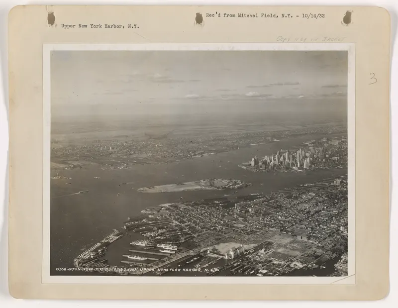 Manhattan from the Air, 1931. This government aerial was taken in October 1931, months after the Empire State Building opened.
