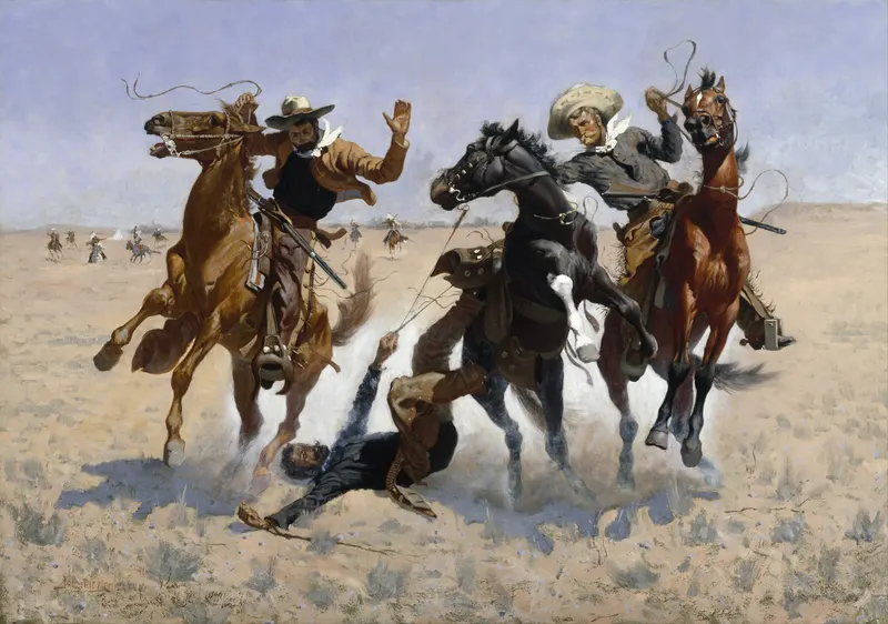 Aiding a Comrade, Frederic Remington, c.1890